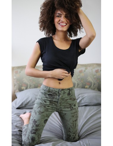 PANTALON AMANDE IMPRIME
