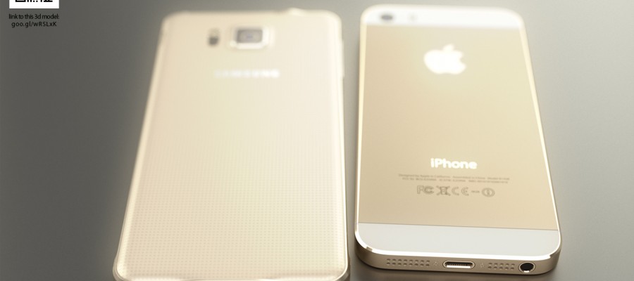 L’iPhone 6 VS Galaxy Alpha