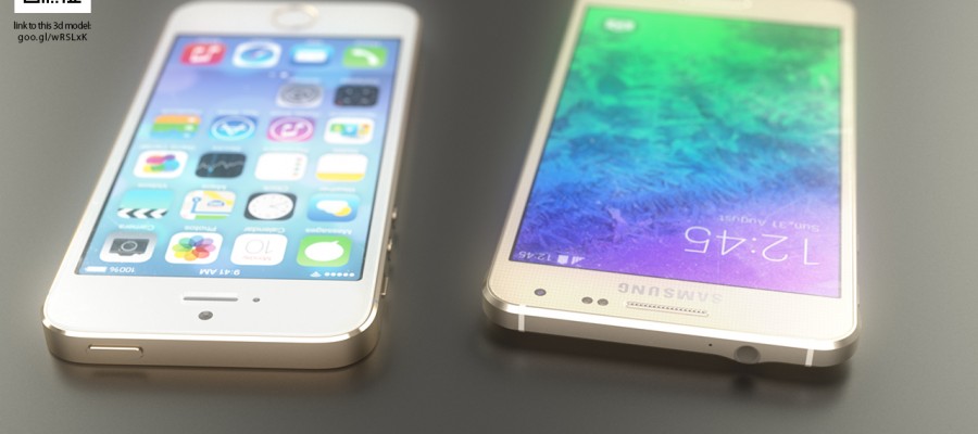 L’iPhone 6 VS Galaxy Alpha