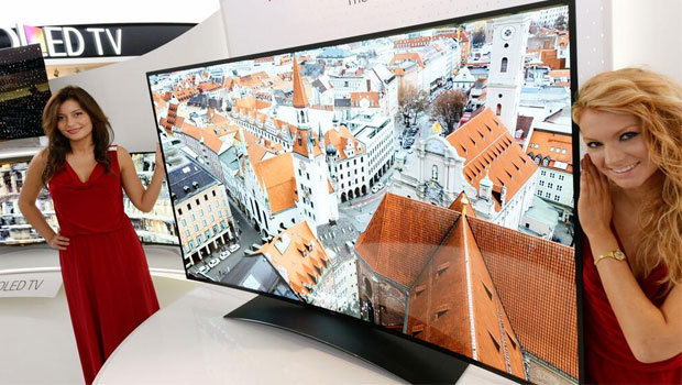 LG va lancer en Europe un téléviseur 4K incurvé de 77 pouces
