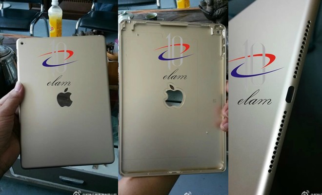 Une image de l’arrière du nouvel iPad Air 2 ?